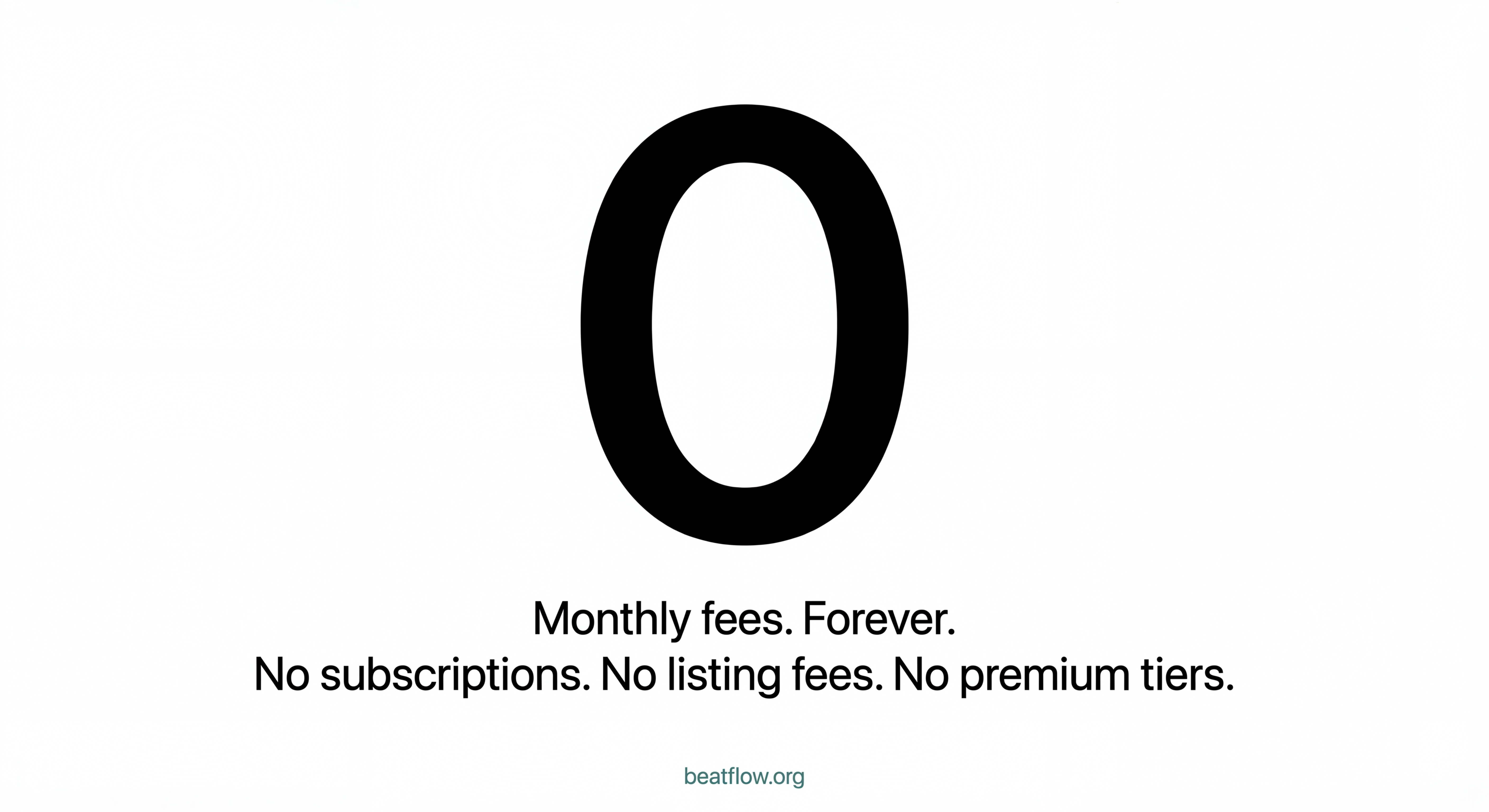 Zero Fees